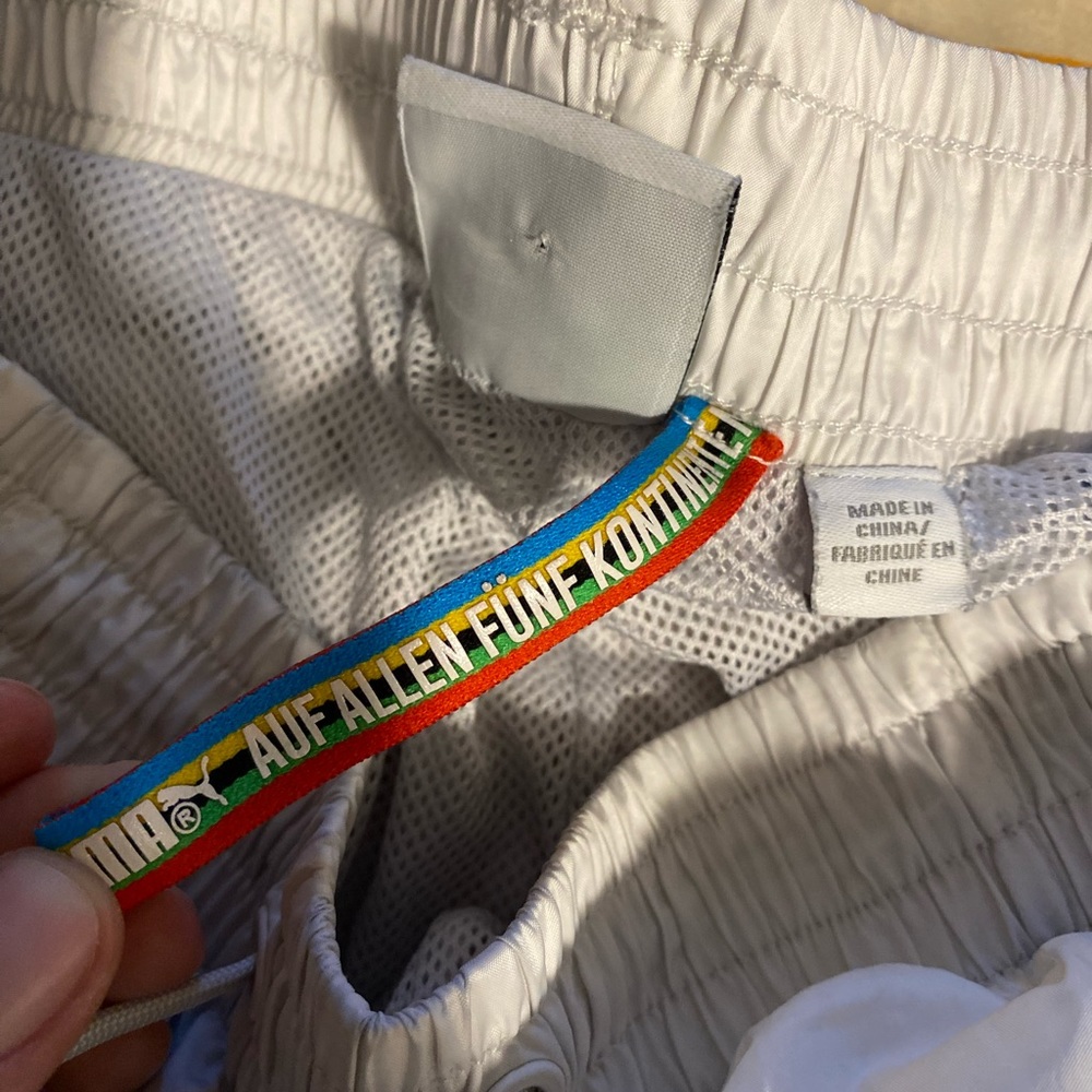 Puma Unity Collection Cuffed Track Pants - White … - image 4